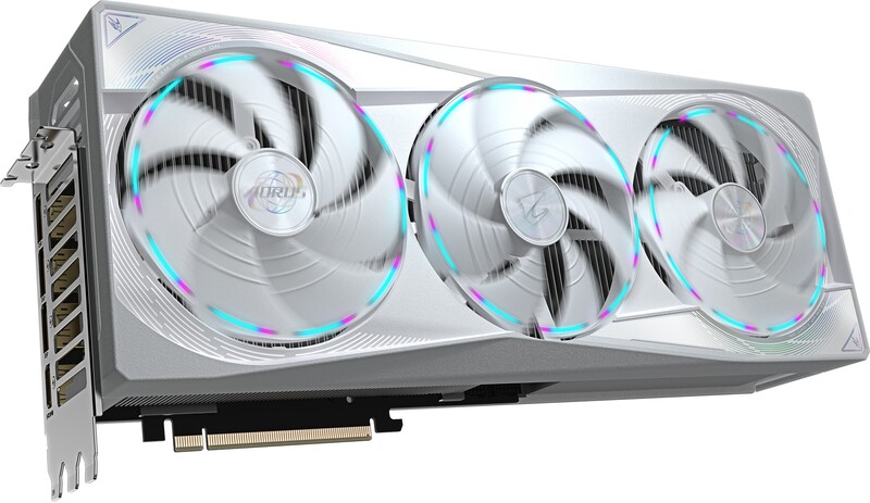 Gigabyte aorus geforce rtx 5080 master 5761 2 orig - GIGABYTE AORUS GeForce RTX™ 5080 MASTER ICE 16GB Videokaart (White)