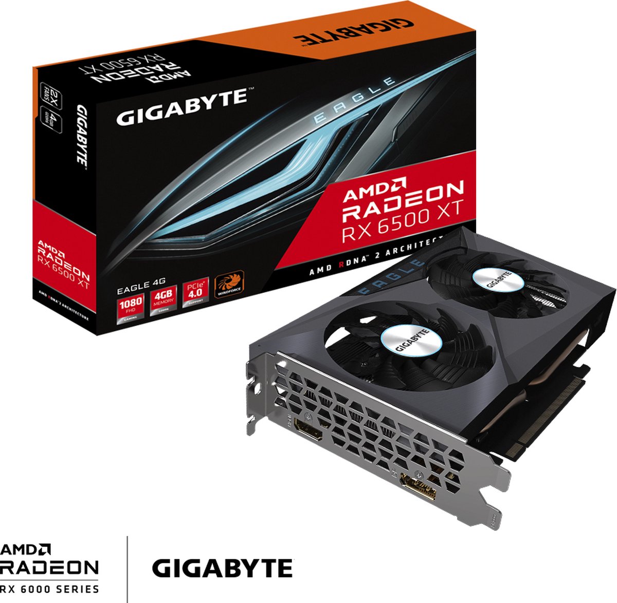 RX 6500 XT 4GB GDDR6 Videokaart - afbeelding 5