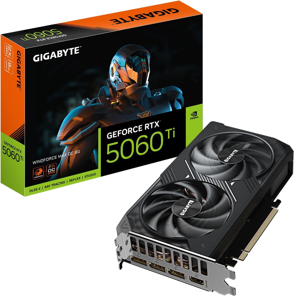 GIGABYTE Gigabyte Geforce Rtx 5060 Ti Windforce Max Oc 8G Nvidia 8 Gb Gddr7