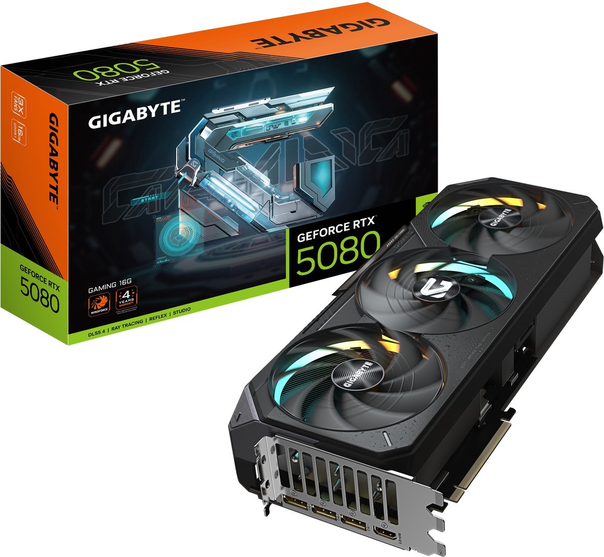 GIGABYTE Gigabyte Geforce Rtx 5080 Gaming 16G Nvidia 16 Gb Gddr7