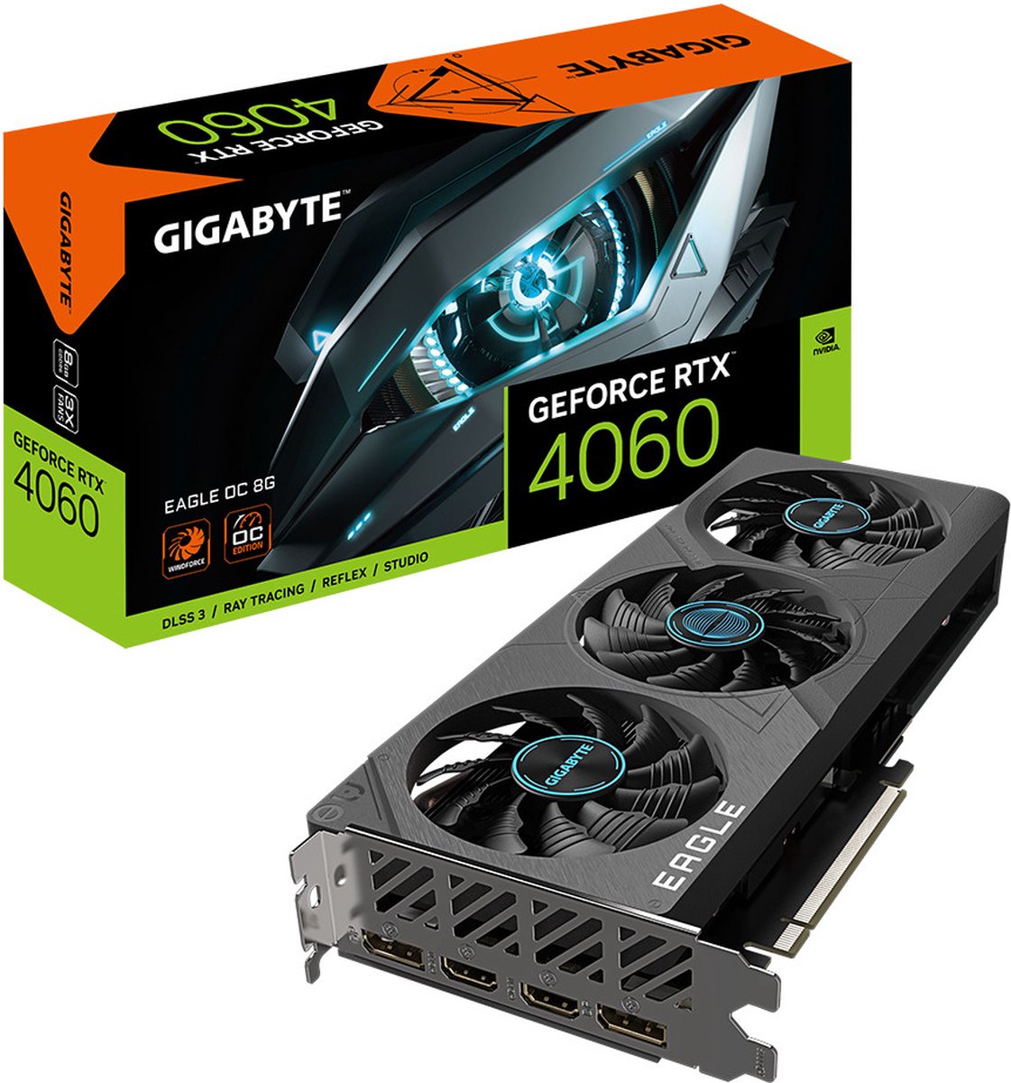 AD107 RTX 4060 Eagle OC 8GB Videokaart - afbeelding 2