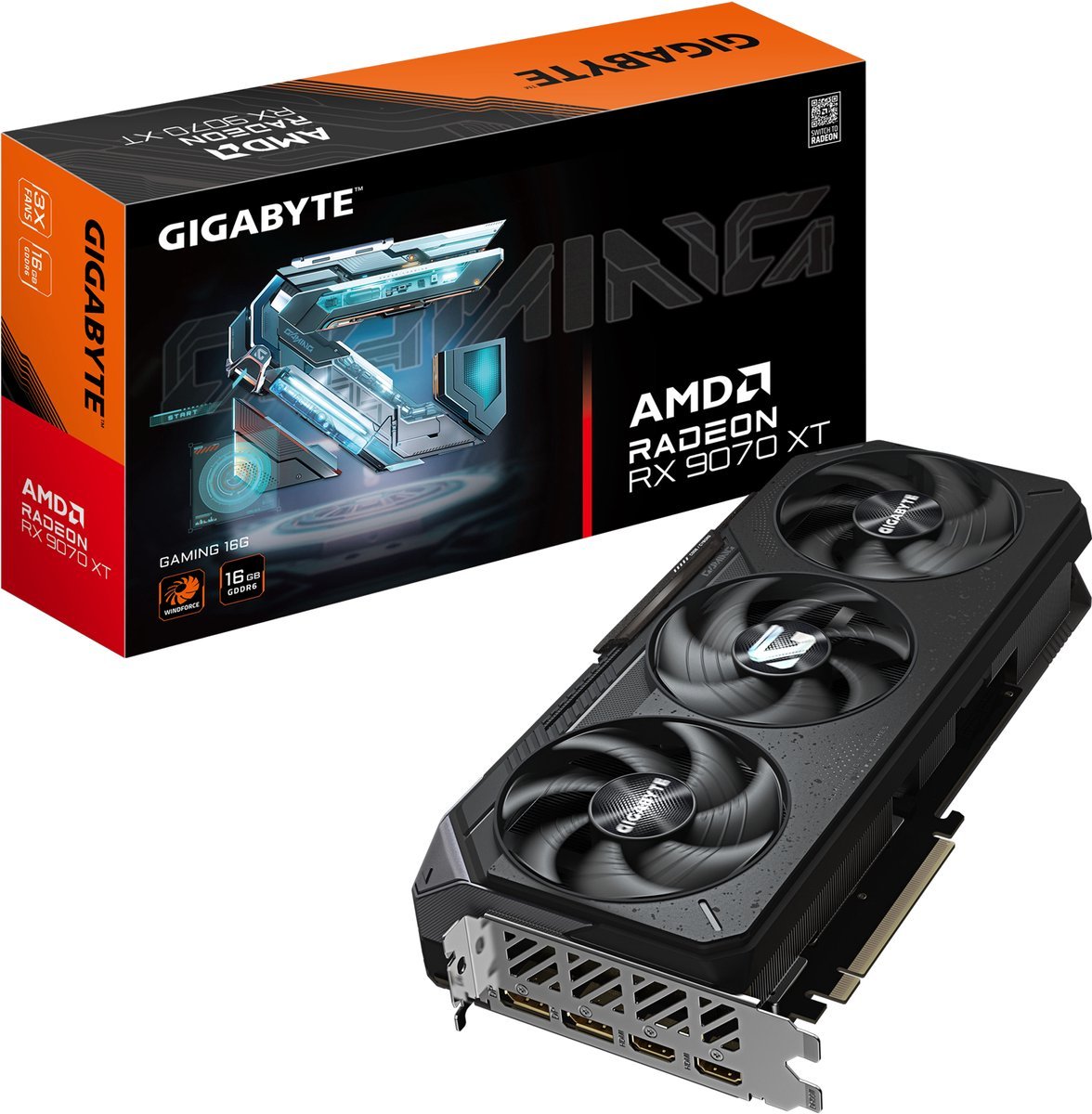 GIGABYTE Gigabyte Radeon Rx 9070 Xt Gaming 16G Amd 16 Gb Gddr6