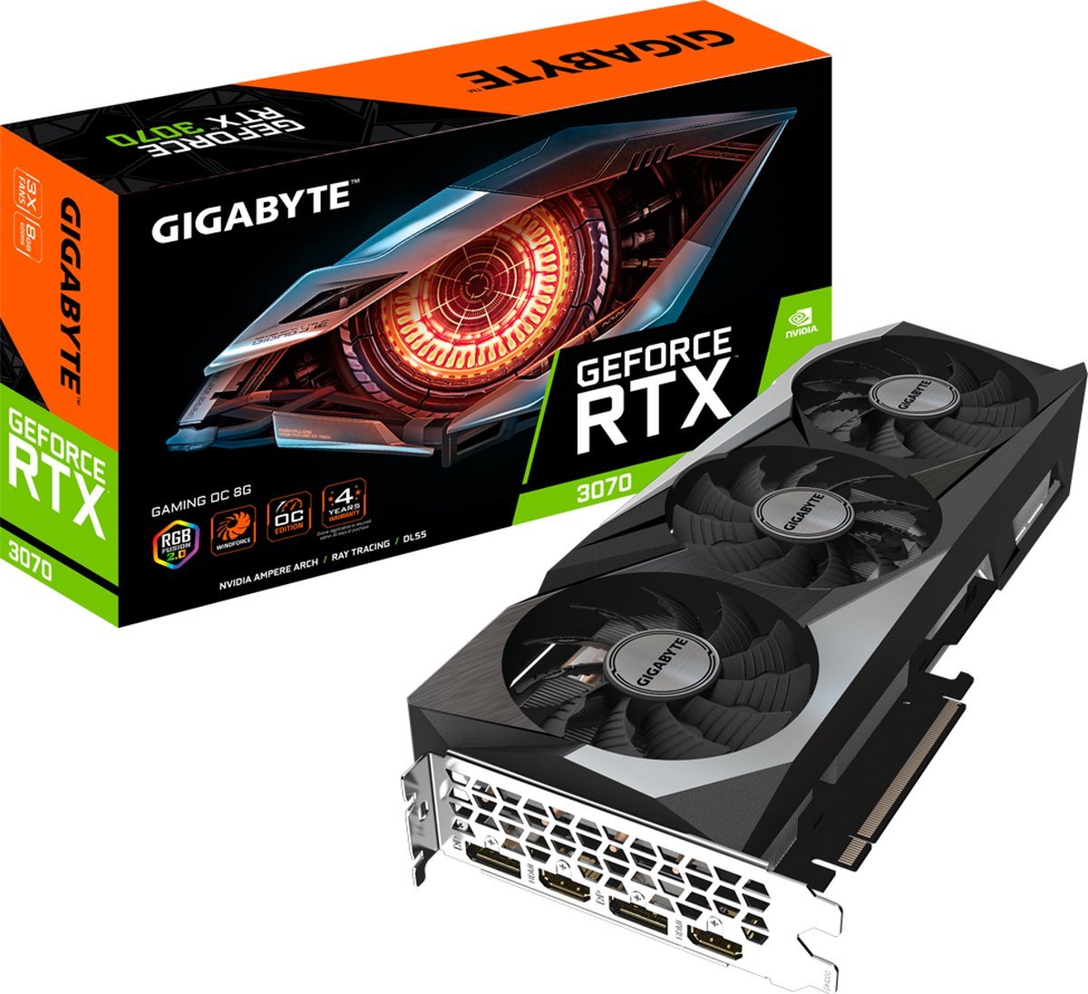 GIGABYTE Gigabyte Rtx 3070 Gaming Oc 8G Lhr Grafische Kaart Gv-N3070Gaming Oc-8Gd