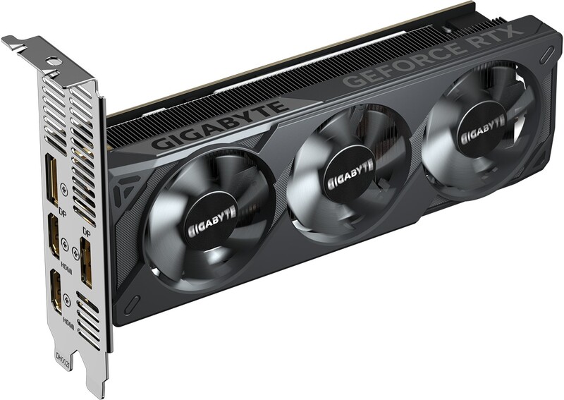 Gigabyte rtx 5050 oc 8gb low profile 2 orig - GIGABYTE GeForce RTX 5050 OC Low Profile 8GB Videokaart