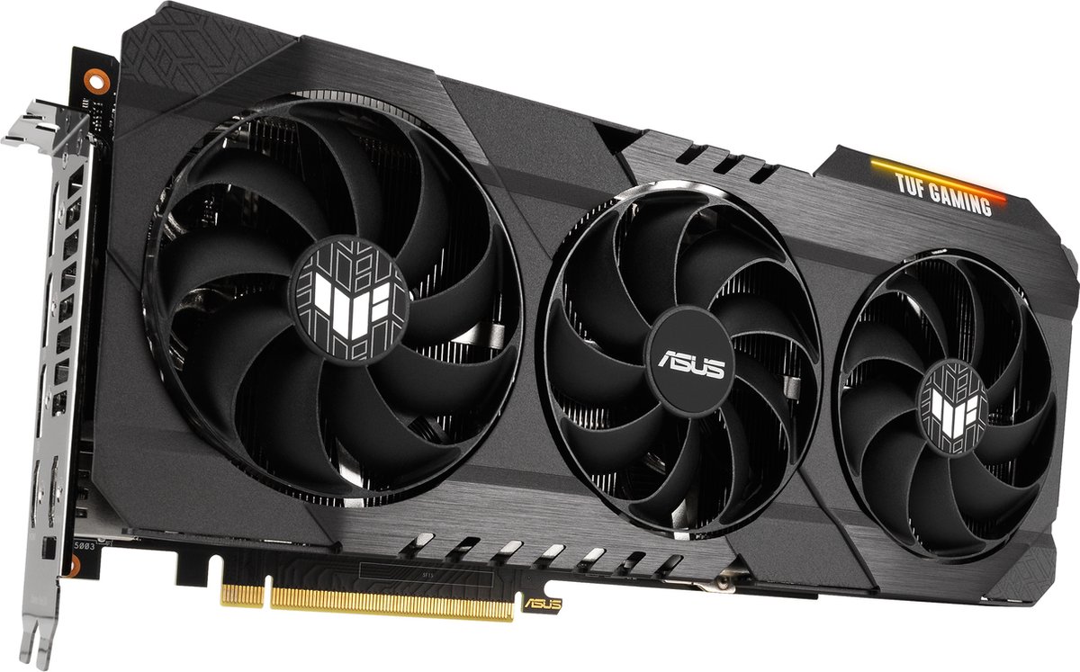 Grafische Kaart - Asus - Rtx 3070 Ti - 8Gb - Gddr6 - Pcie 4.0 - 2 X Hdmi / 3 X videokaart - afbeelding 2