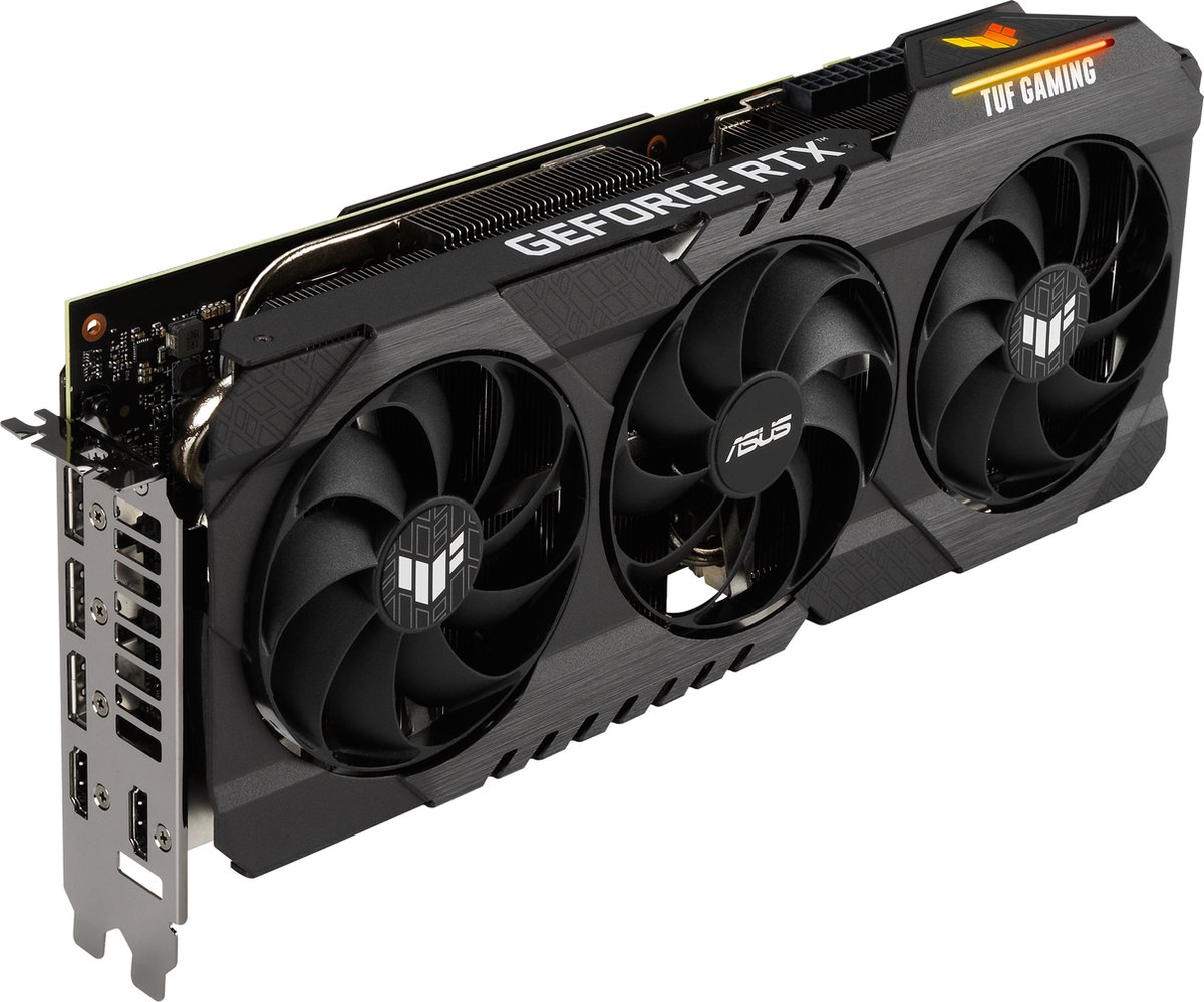 Grafische Kaart - Asus - Rtx 3070 Ti - 8Gb - Gddr6 - Pcie 4.0 - 2 X Hdmi / 3 X videokaart - afbeelding 3