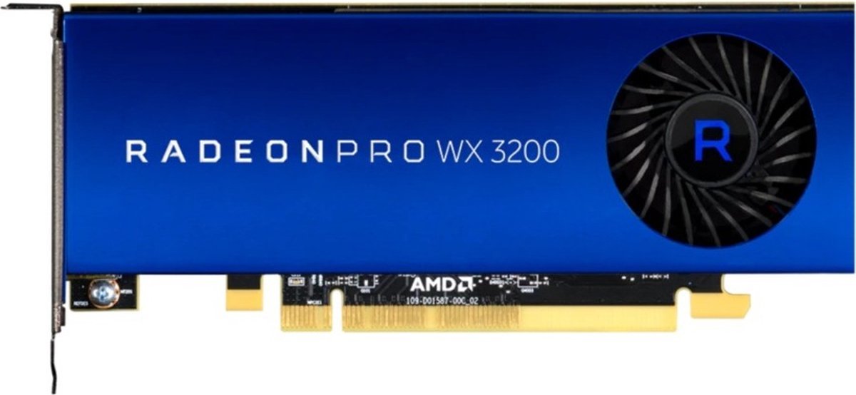 AMD Radeon Pro WX 3200 4GB Videokaart (Blue) - afbeelding 2