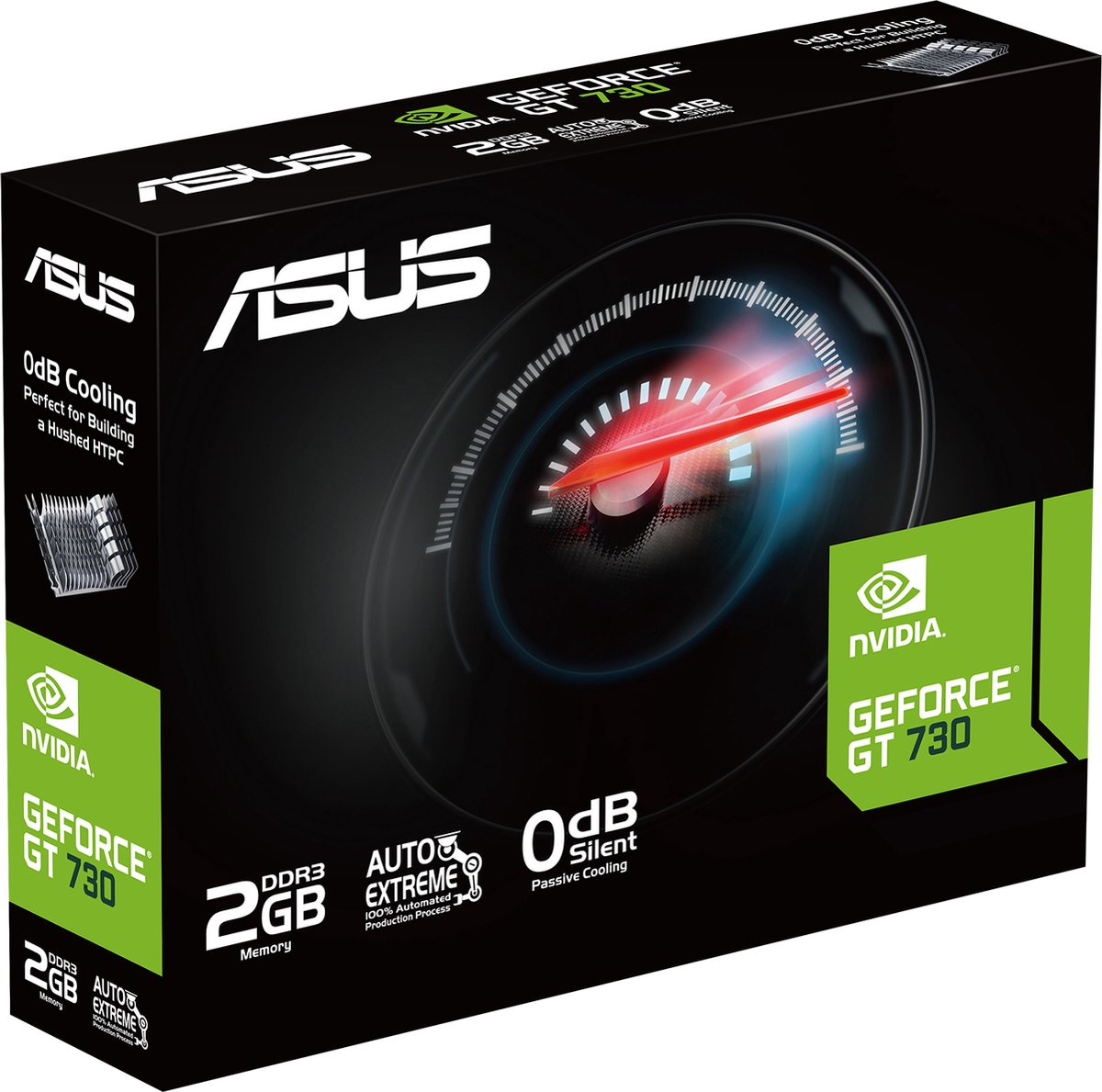 Graphics Card Asus Gt730-Sl-2Gd3-Brk-Evo 2 Gb Gddr3 videokaart - afbeelding 4