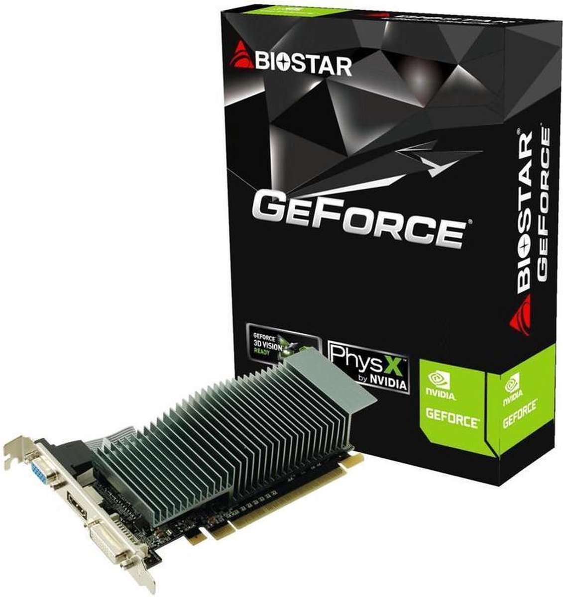 Biostar GeForce 210 1GB GDDR3 Videokaart - afbeelding 4