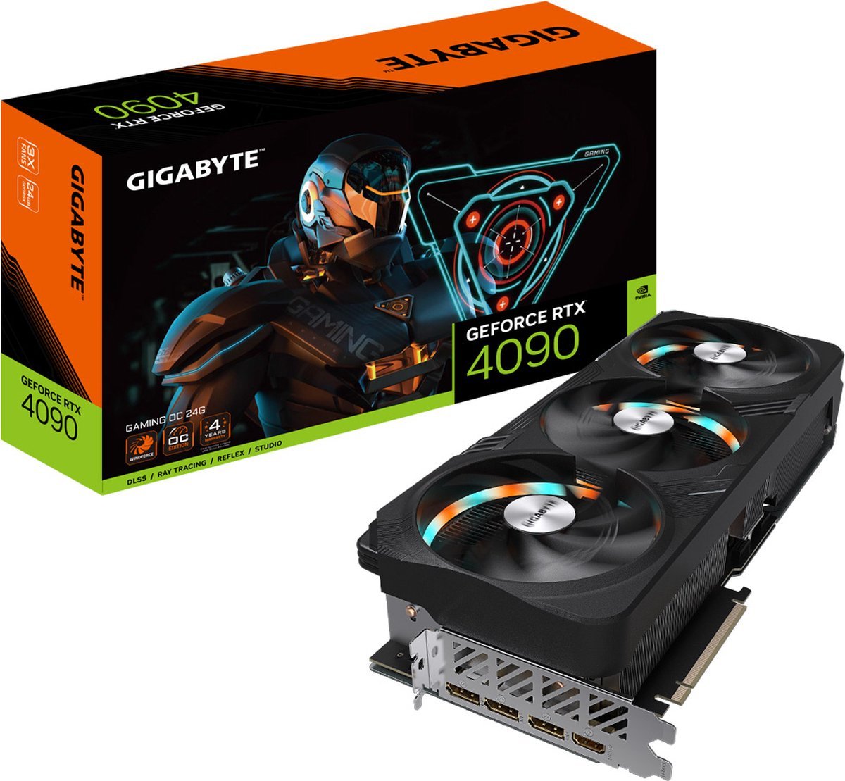 Graphics Graphics Card Gigabyte Geforce Rtx 4090 Gaming Oc 24G Nvidia Geforce Rtx 4090