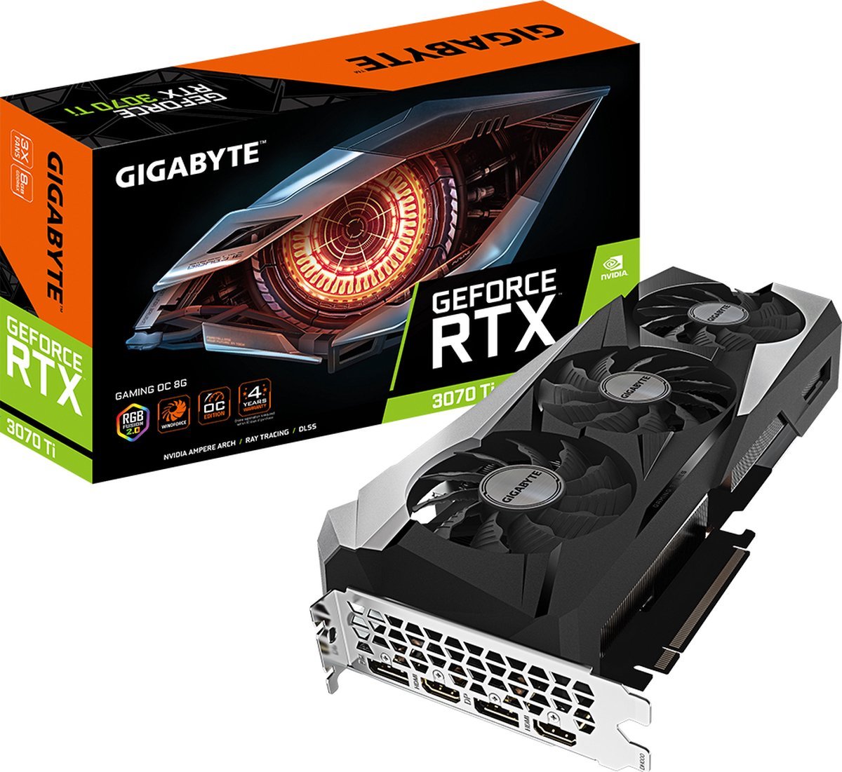 Graphics Graphics Card Gigabyte Rtx 3070 Ti Gaming Oc 8Gb