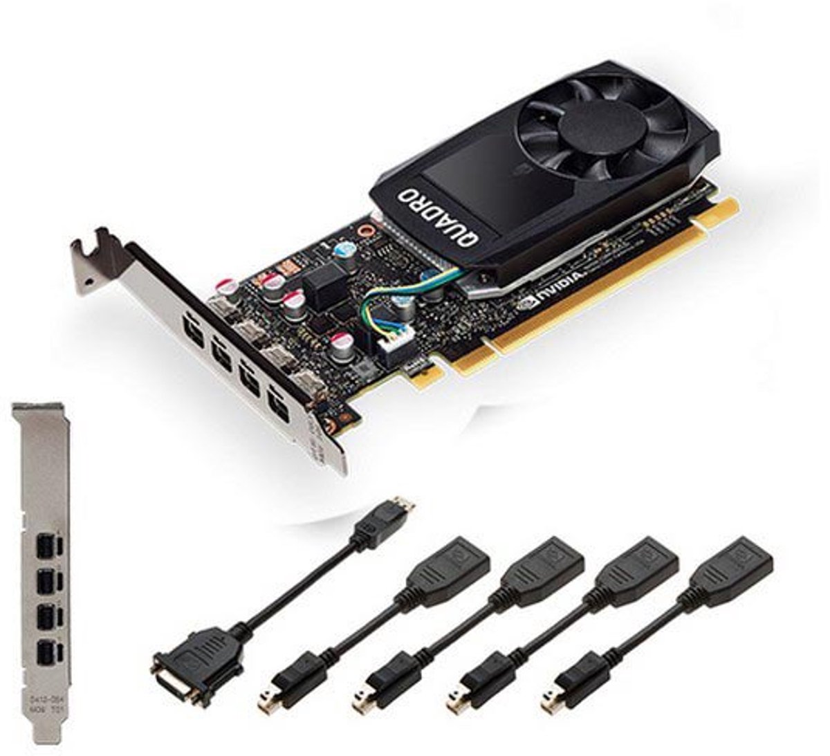 PNY NVIDIA Quadro P1000 V2 4GB Videokaart (Black) - afbeelding 7