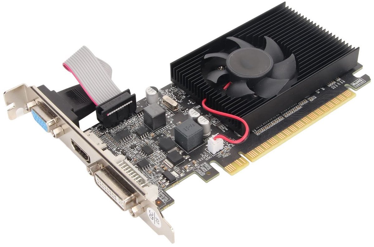 GT210 Gt210 Grafische Kaart 1Gb Gddr3 - Vga, Dvi, Hdmi - Laagprofiel, Stil En Betrouwbaar