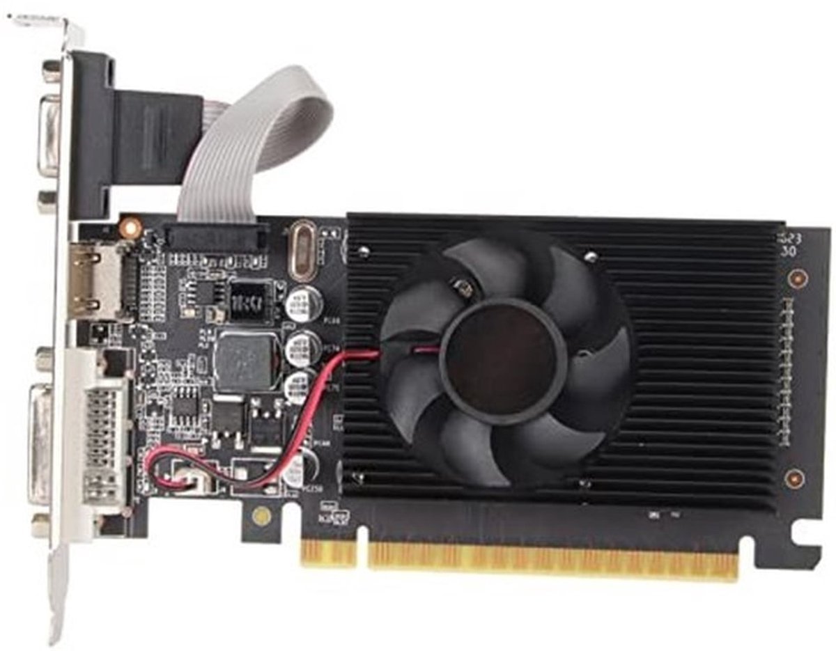GT610 Gt610 Grafische Kaart - 2 Gb Ddr3 - Krachtige Beeldverwerking - Hdmi Dvi-Poort - Pci Express X16 - Geschikt Voor Desktopcomputers - S...
