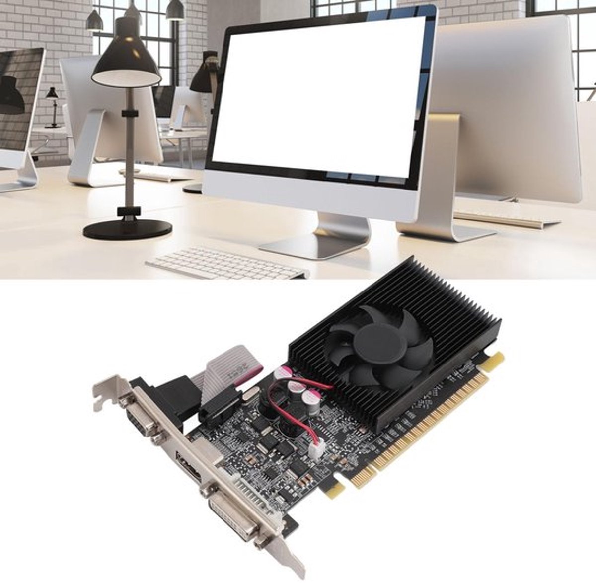 Gt710 pci e 2 gb ddr3 krachtige 6386249 4 orig - GT710 GeForce GT 710 2GB Videokaart