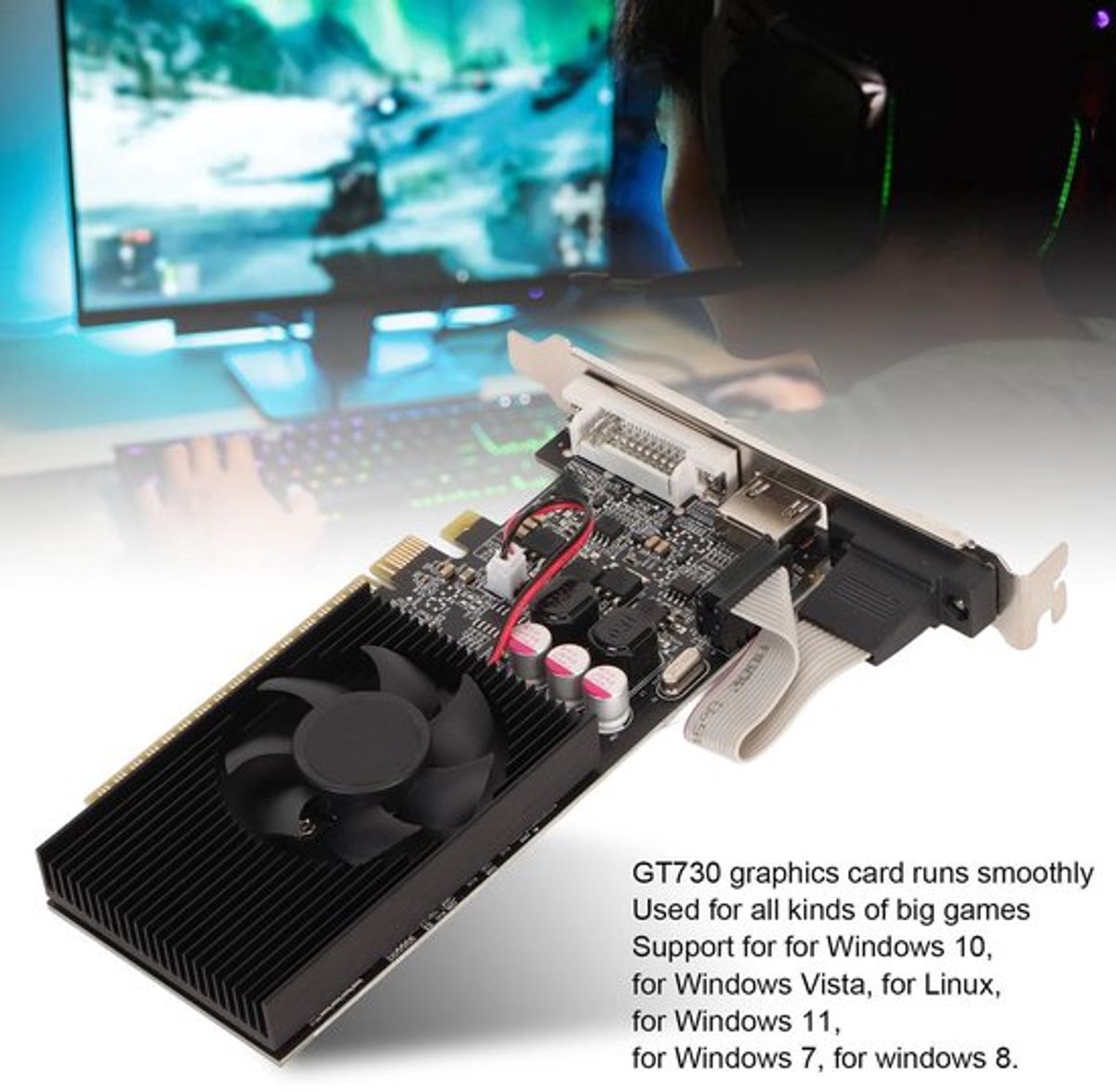 Dailygoody GeForce GT 730 2GB Videokaart - afbeelding 9