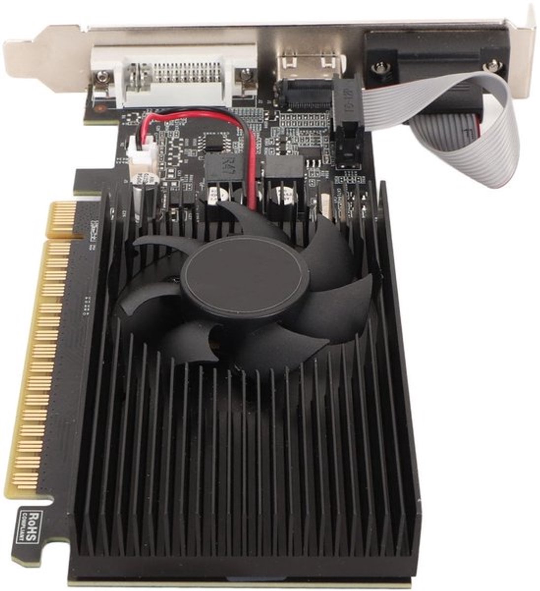 Gt730 4 gb ddr3 stille koelventilato 2 orig - GT730 4GB Videokaart (Black)