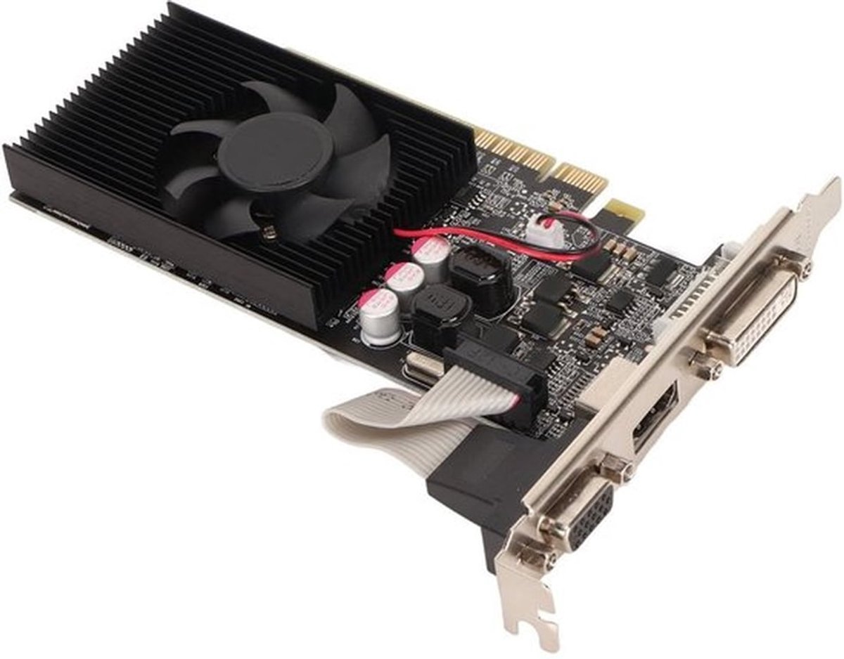 GT730 Gt730 Grafische Kaart - Gaming Grafische Kaart - Hoge Prestaties - 2Gb Gddr3 - Efficiënt Koelsysteem - Ondersteuning Voor Ge...