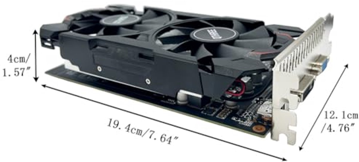 750 Grafische Kaart Voor Optimale Gamingervaring Videokaart (Silver (Black) - afbeelding 5