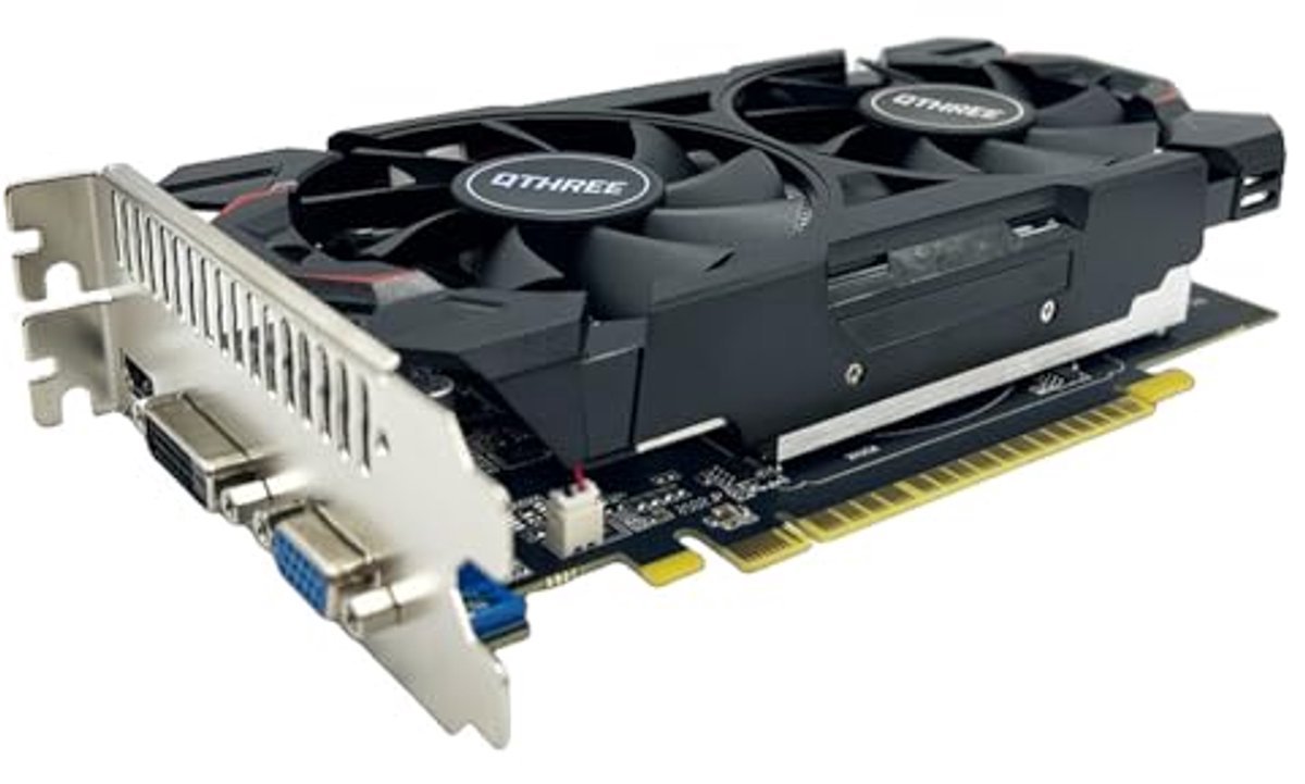 750 Grafische Kaart Voor Optimale Gamingervaring Videokaart (Silver (Black)