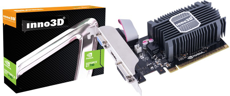 Inno3d geforce gt 710 2gb ddr3 lp 3 orig - INNO3D GT 710 2GB DDR3 LP Videokaart