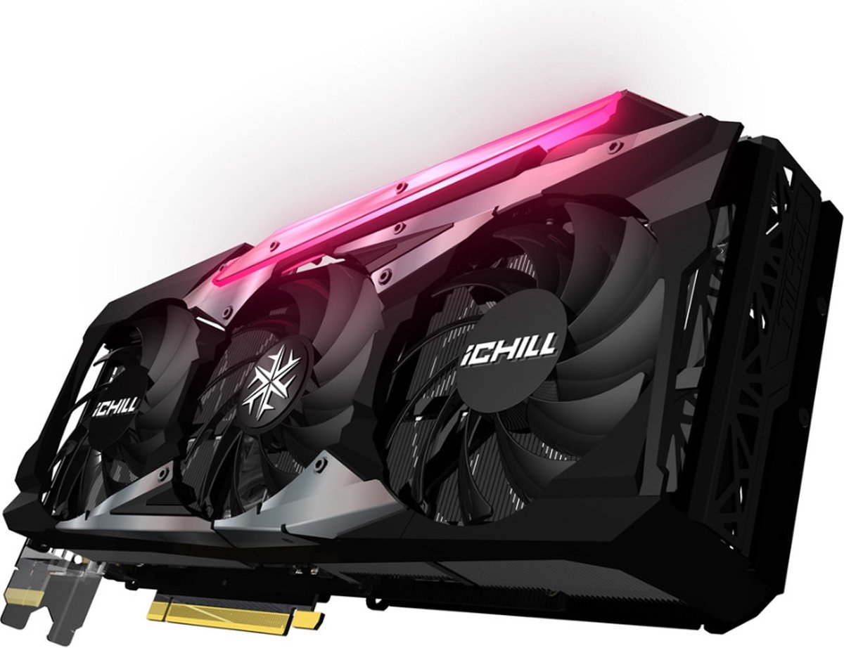 Inno3D Geforce Rtx 3060 Ti Ichill X3 Red Lhr 8Gb Gddr6 Graphics Card videokaart - afbeelding 4