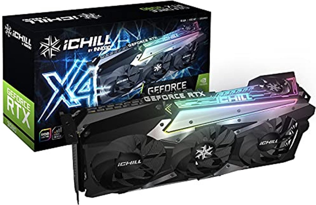 Inno3D Inno3D Ichill C307T4-086Xx-1820Va35 Videokaart Nvidia Geforce Rtx 3070 Ti 8 Gb Gddr6X
