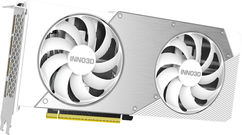 Inno3d nvidia geforce rtx 5060 ti twi 406427 2 orig - INNO3D GeForce RTX 5060 Ti TWIN X2 OC White 16GB Videokaart (White)