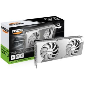 Inno3D Nvidia Geforce Rtx 5070 Twin X2 Oc White - Pcie 5.0 - 1X Hdmi 2.1 - 3X videokaart - afbeelding 3
