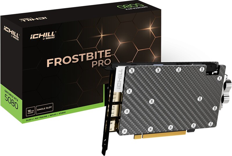 Inno3d nvidia geforce rtx 5080 ichill 2 orig - INNO3D GeForce RTX 5080 ICHILL FROSTBITE Pro 16GB Videokaart