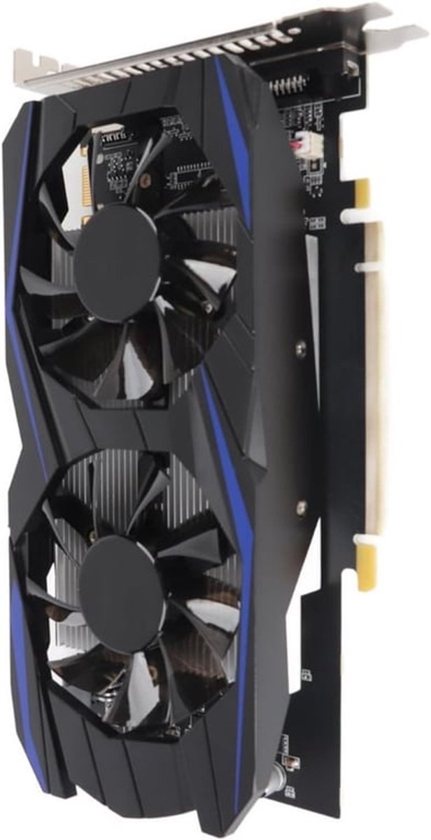 Krachtige Krachtige 550Ti Gddr5 6Gb Grafische Kaart Voor Gaming En Kantoorwerk, Dual Fan Koeling, Hdmi Vga Dvi Aansluitingen, 3400Mhz Geheugen En 800Mhz Kloksnelheid