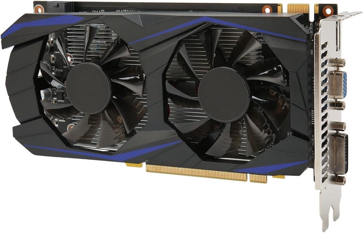 Krachtige Krachtige 6Gb Gaming Grafische Kaart Met 192Bit Gddr5 Geheugen, Dual Fans En Hdmi, Vga, Dvi Aansluitingen Voor Desktop Gaming Pc