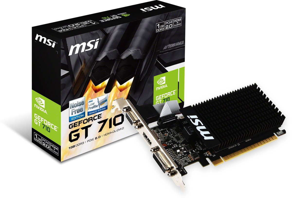 GT 710 1GB Videokaart - afbeelding 3