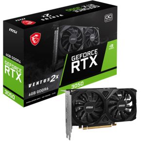 VGA MSI GeForce RTX 3050 VENTUS 2X E 6G OC - afbeelding 5