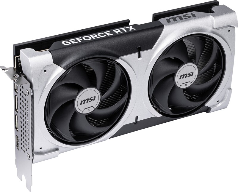 Msi geforce rtx 5060 ti 8g ventus 5824 2 orig - MSI GeForce RTX 5060 Ti VENTUS 2X OC PLUS 8GB Videokaart (Black)