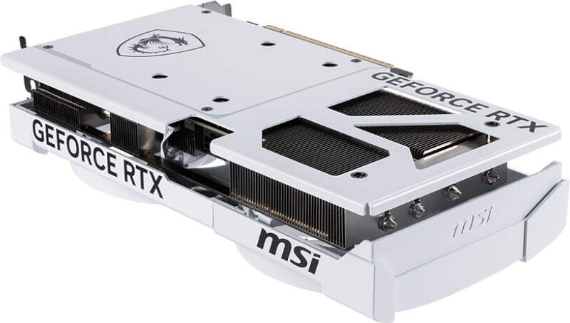 Msi geforce rtx 5070 12g ventus wh 2 orig - MSI GeForce RTX 5070 VENTUS 2X OC WHITE 12GB Videokaart (White)