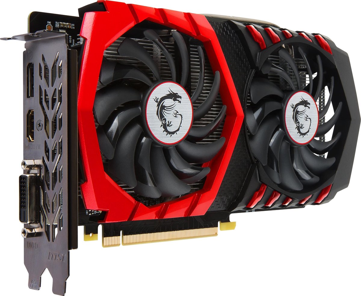 Msi Gtx 1050 Ti Gaming X 4G - Grafische Kaart - Gf Gtx 1050 Ti - 4 Gb Gddr5 - videokaart - afbeelding 2