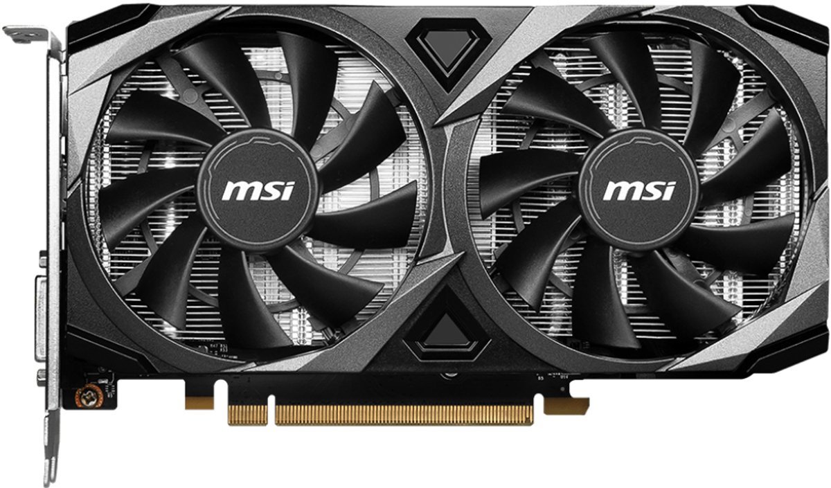 MSI Msi Nvidia Geforce Rtx 3050 Ventus 2X Xs 8G Oc - Videokaart - 8Gb - Gddr6 - Pcie 4.0 - 1X Hdmi 2.1 - 1X Displayport 1.4 - 1X Dvi-D