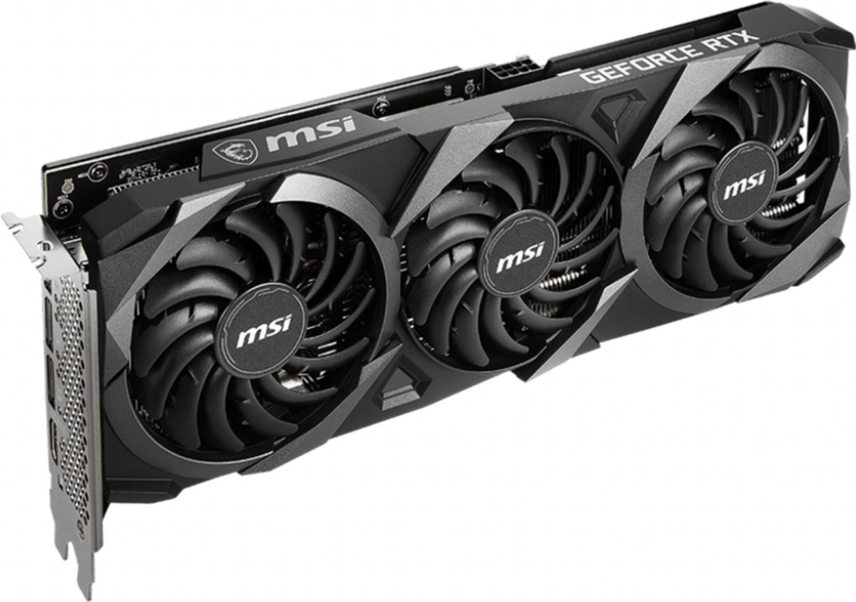 GeForce RTX 3060 VENTUS 3X OC 12GB Videokaart (Black/Grey) - afbeelding 3