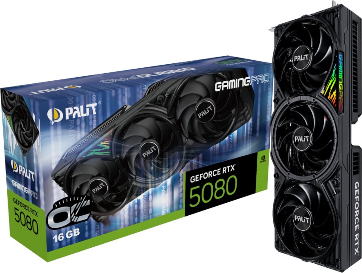 Palit Palit GeForce RTX 5080 GamingPro OC grafische kaart