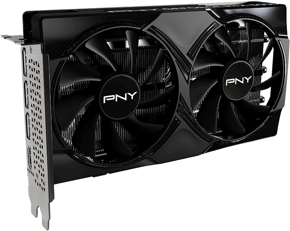 Pny geforce rtx 5050 nvidia 8 gb 873360 4 orig - PNY GeForce RTX 5050 Dual Fan 8GB Videokaart (Black)