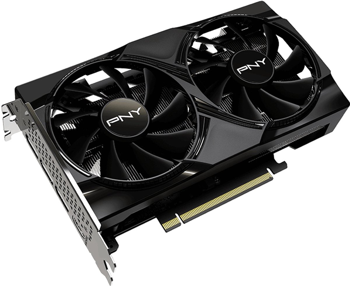Pny geforce rtx 5050 nvidia 8 gb 873360 5 orig - PNY GeForce RTX 5050 Dual Fan 8GB Videokaart (Black)