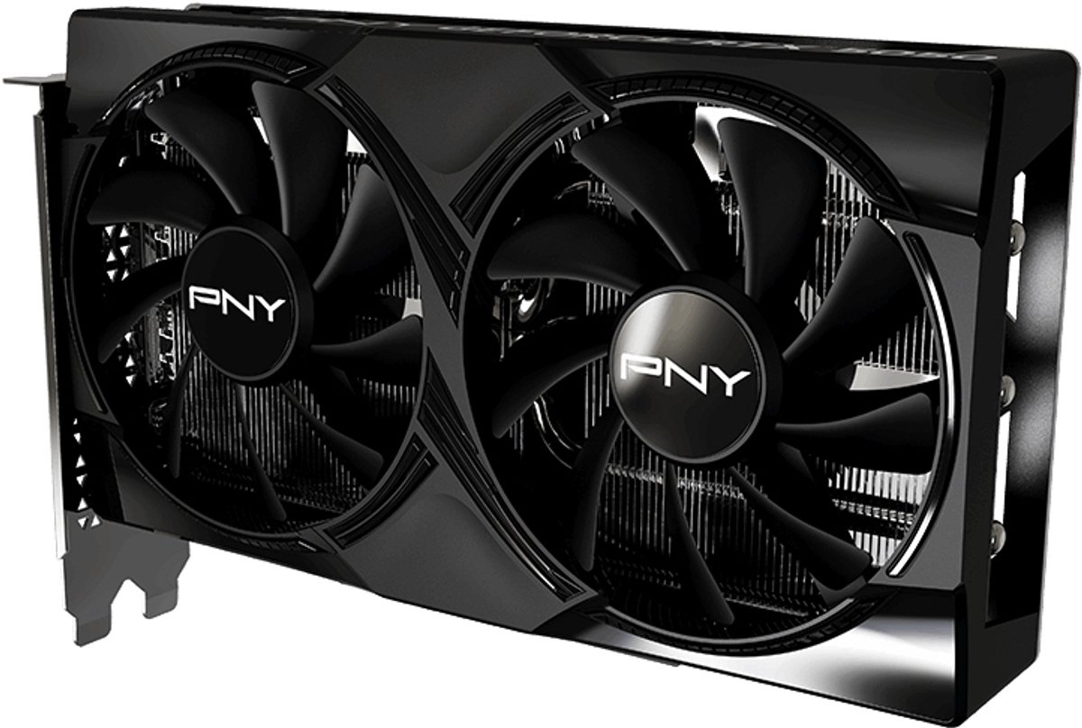 Pny geforce rtx 5050 nvidia 8 gb 873360 6 orig - PNY GeForce RTX 5050 Dual Fan 8GB Videokaart (Black)