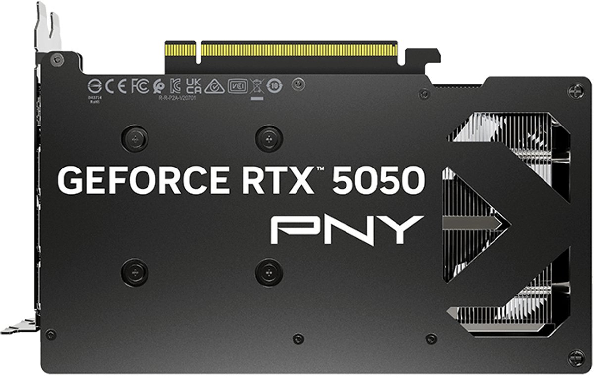 Pny geforce rtx 5050 nvidia 8 gb 873360 7 orig - PNY GeForce RTX 5050 Dual Fan 8GB Videokaart (Black)