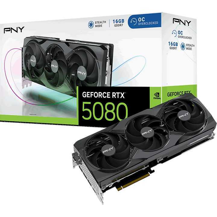 PNY PNY GeForce RTX 5080 OC grafische kaart