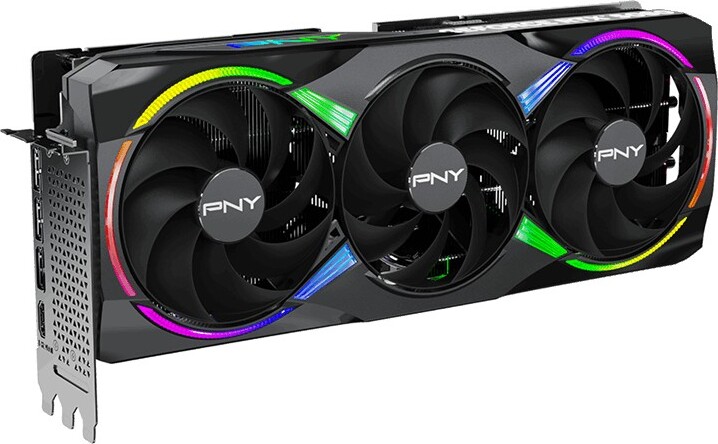 Pny geforce rtx 5080 oc 5839 2 orig - PNY GeForce RTX 5080 ARGB Overclocked Triple 16GB Videokaart (Black)