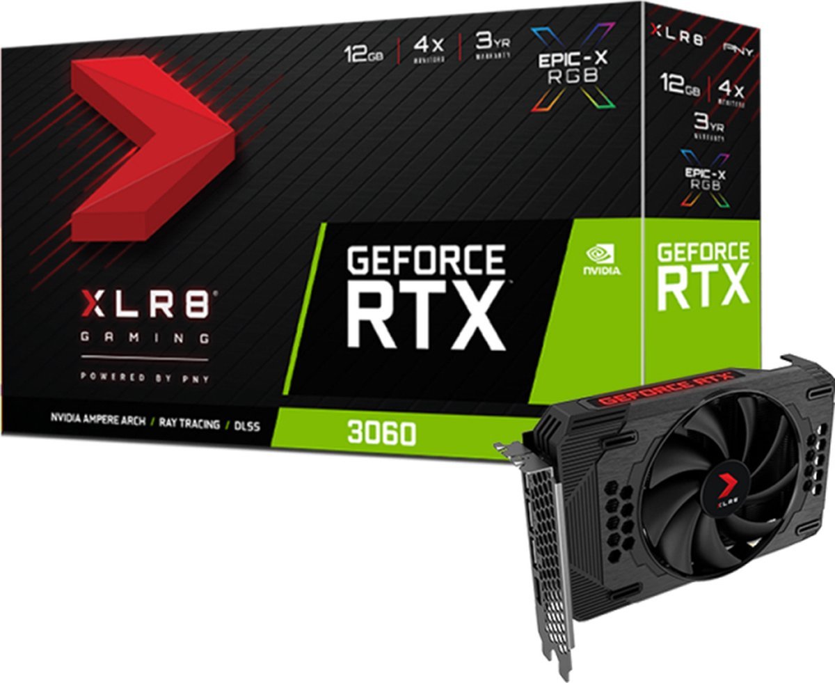 Pny Rtx 3060 Xlr8 Gaming Revel Epix-X Rgb-Editie Grafische Kaart - 12Gb videokaart - afbeelding 3