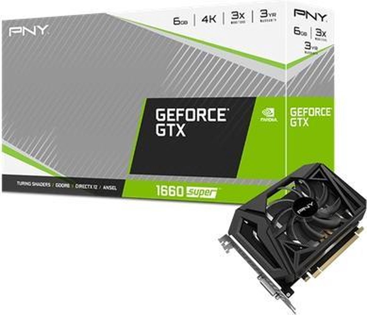 Pny Vcg16606Ssfppb Videokaart Nvidia Geforce Gtx 1660 Super 6 Gb Gddr6 - afbeelding 6