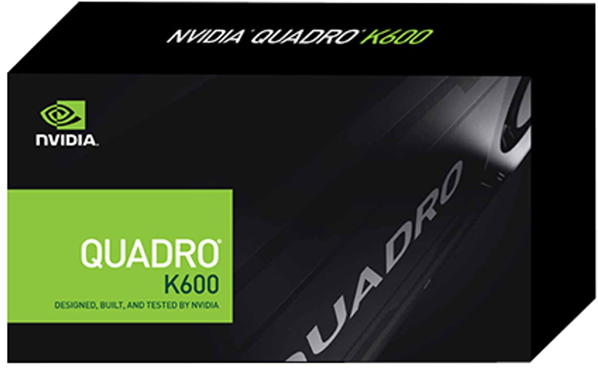 NVIDIA Quadro K600 1GB Videokaart (Black) - afbeelding 2