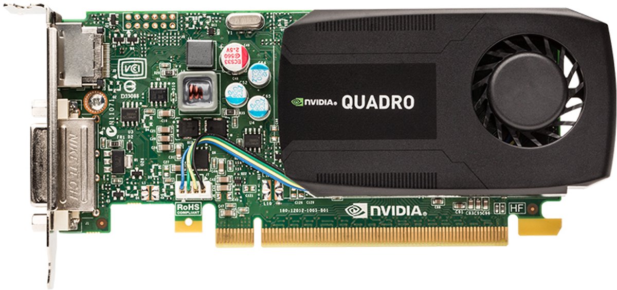 NVIDIA Quadro K600 1GB Videokaart (Black) - afbeelding 3